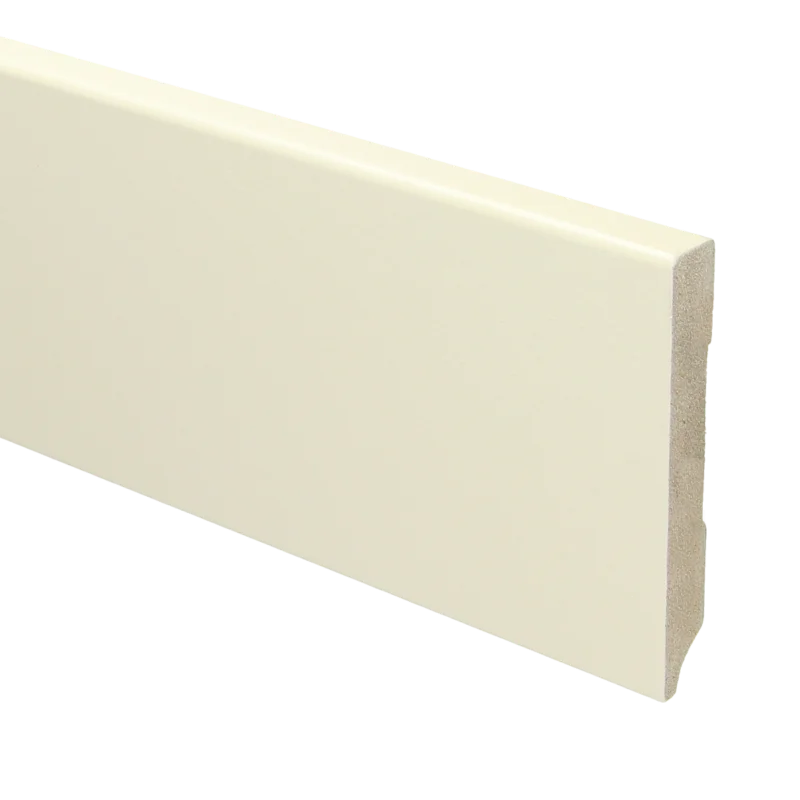 MDF Moderne Plint 90x12 RAL 9001 Cremewit 15925 Merkproduct